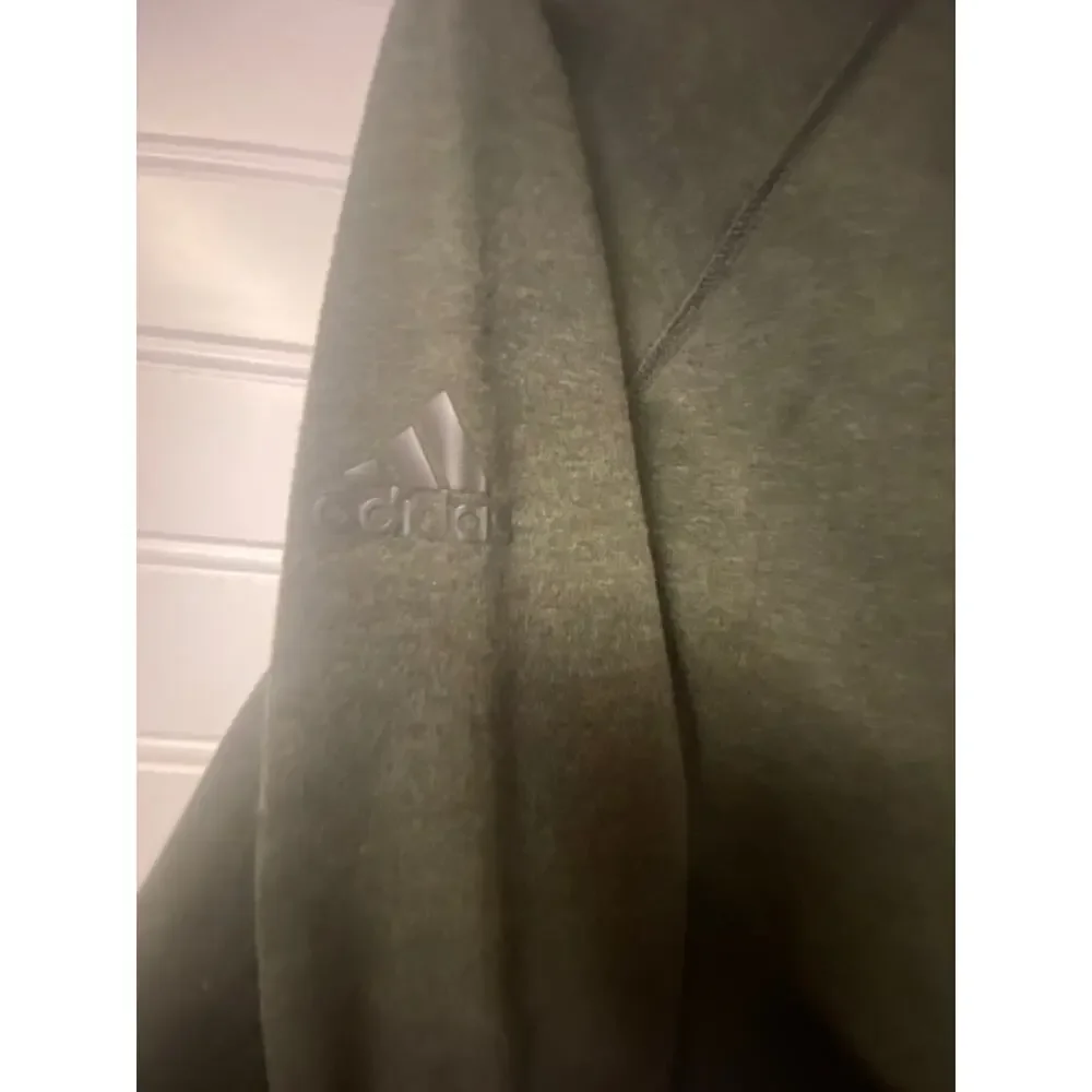 Adidas Quarter-Zip Mens dark Green pullover size Medium